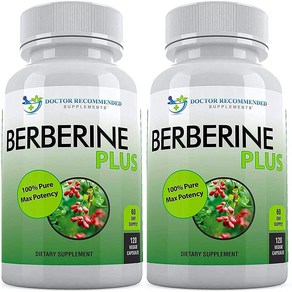 면역 체계 건강 증진 베르베린 플러스 로얄젤리 포도당 대사 지원 Berberine 1200mg 120정 x 2병