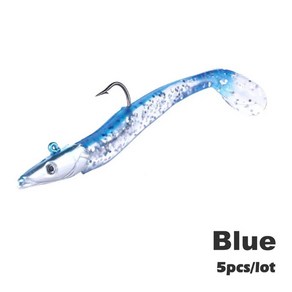 낚시 헤드 스윙 스윔베이트 루어 테일 미끼 장거리 바다 무게추, 1.Blue, B.10g(9.5cm)