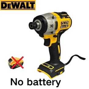 DEWALT 무선 전동 드릴 공구 임팩트 드라이버 20V 브러시리스 모터 DCF887, 1개, 01 No Battey