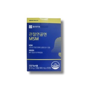 종근당건강 관절연골엔 MSM 54g, 60정, 1개