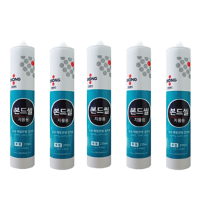 오공본드씰 지물용 도배 실리콘 수성 300ml (투명), 5개