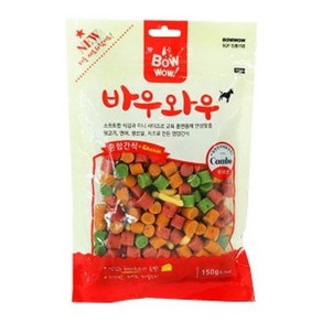 바우와우 혼합 150g 강아지간식 jfl*931Fl, 1개