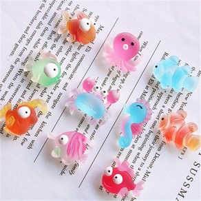 바다 동물 물고기 파츠 테라리움 DIY 네일 핸드폰 오르골 만들기재료 미니어처