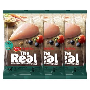 하림더리얼 강아지 하림펫푸드 크런치 닭고기 시니어 건식사료, 닭, 50g, 3개