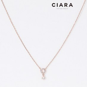 CIARA 14K Saviano 타이니 샤이닝서클벨 목걸이(GoldPlated)