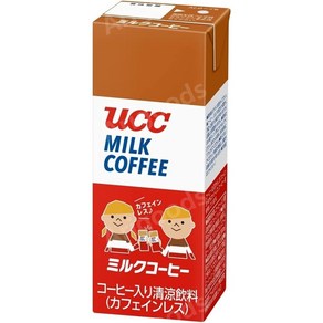 UCC 밀크 커피 디카페인 팩타입 200ml x 24개