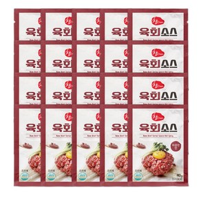 소문난 참 육회 소스 40g 매콤한 맛