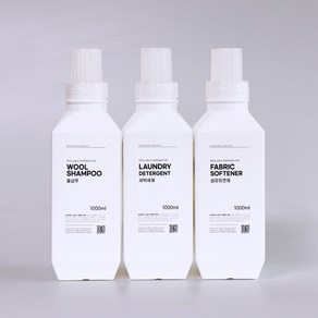 위띵크 세제 소분용기 디스펜서 세제통 1 000ml 세트+ 방수라벨 6종