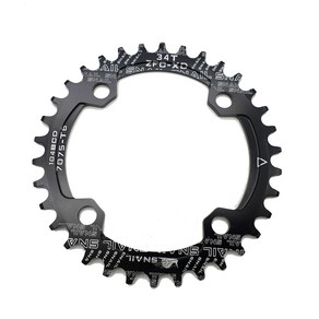 [ 스네일 ] 8/9/10/11/12단 싱글체인링 Shimano 104 BCD 12 Speed Chainring 30T/32T/34T/36T 블랙