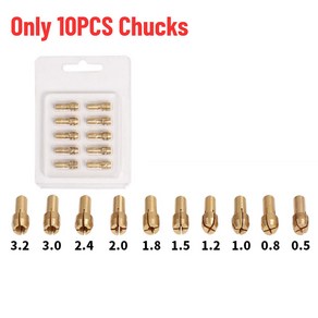 미니 연마기 USB 충전 피스 펜 가변 속도 액세서리 키트 샌딩 연마용 무선 회전 도구, 9.Only 10PCS Chucks, 1개