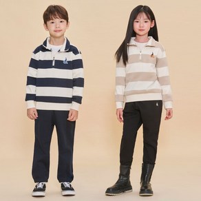 [24FW 30%]24FW 기모 UNI 빅 스트라이프 스웨트 세트