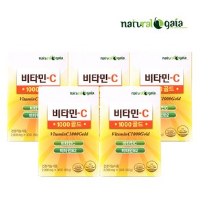 비타민C 1000골드 맛있는 분말 스틱포 (DSM사 비타민C), 60g, 5개