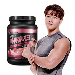 칼로바이 퍼펙트 파워쉐이크 아이솔레이트 프로틴파우더 딸기맛, 1kg, 2개