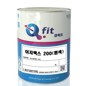 노루페인트 이지텍스200 외부용 수성페인트 조색색상, 1개, 4L, 백색