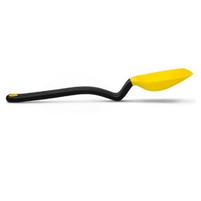 드림팜 바닥에 닿지 않는 실리콘 스푼 8색상 DREAMFARM SUPPON SILICONE SPOON, YELLOW, 1개