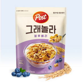 포스트 그래놀라 시리얼 블루베리, 500g, 3개