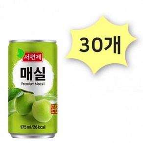 매실 서편제 추천 175ml X 30개 작은캔 캔음료 무료배