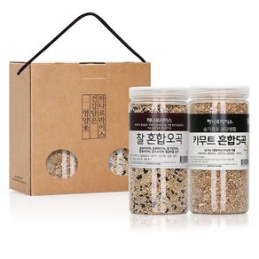 [하나로라이스] 건강혼합곡2종 카무트혼합&찰혼합선물세트(각각 700g)