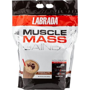 라브라다 뉴트리션 Labrada Nutrition Muscle Mass Gainer 머슬 게이너 초콜렛 12lbs