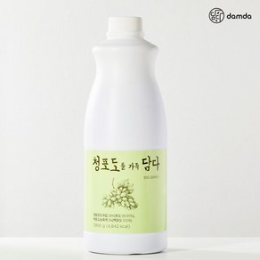 [담다] 청포도 베이스 청포도를 가득담다 1.8kg x 1개 카페음료 음료베이스 에이드 주스