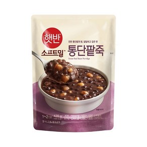 CJ 비비고 통 단팥 죽 420g, 1개