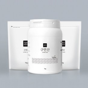 가성비가브랜드다 구연산 천연세제 1kg(용기1개+리필2개), 1개, 1kg