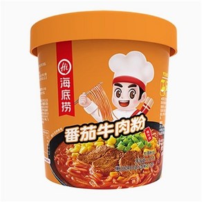 중국 하이디라오 판체뉴루펀 토마토소고기면 쏸라펀, 1개, 147g