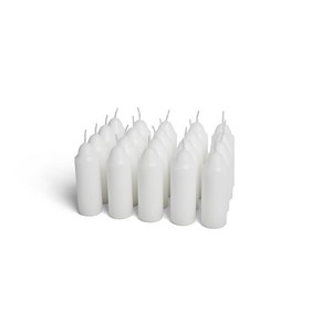 UCO 캔들 랜턴 및 비상 대비를 위한 9시간 화이트, Emegency Candles, 3-pack, 3개