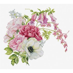 루카스 실십자수 패키지 Sping Bouquet B7018, 1개