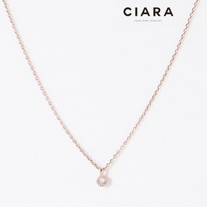 CIARA 14K Ghedi 캐럿 펜던트 심플 목걸이(GoldPlated)