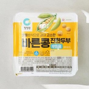 [메가마트]대상 종가 바른콩 진한 두부 부침용 300g, 1개