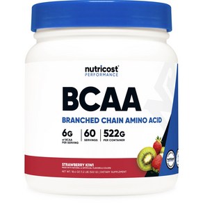 뉴트리코스트 BCAA 스트로베리 키위 맛, 522g, 1개