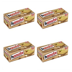 하누타 쿠키 와플 헤이즐넛 웨지스 페레로 10개입 220g x4개 Feeo Hanuta Hazelnut wedges, 4개