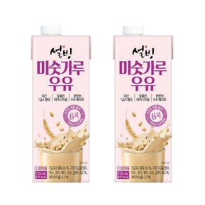 설빙 미숫가루우유, 2개, 735ml