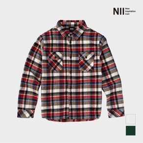 NII 아동 해비웨이트 체크셔츠 NNKNLUW8311