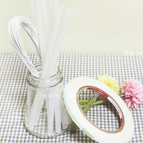리본디자이너 리본DIY세트, 1개, 01-2부자재3종(심 철사 테이프)