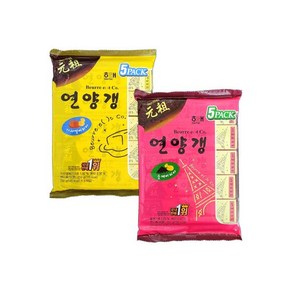 (한정판 뵈르에코 2종세트) 연양갱 카라멜버터바+들깨버터바 500g 옛날간식 학교 학원 사무실 간식 50종 택1, 1개