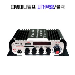 앰프 차랑용 파워미니앰프 업소용/자동차/매장용 40w 라디오+USB재생+SD카드 VT-A20, 검정, VT-A20 /시거잭형, 1개