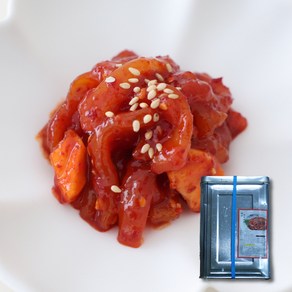 [여우마을] 업소용 대용량 양념 오징어젓갈 특오징어젓갈, 1개, 20kg
