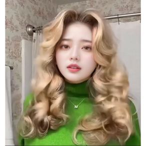 [리리즈] 여신펌 자연스러운펌 열손상없는 헤어구르프틱톡헤어롤 긴머리웨이브 스틱고데롤