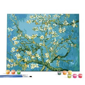 DIY 명화 그림그리기 세트 고흐 아몬드나무 40x50, 단품, 1개