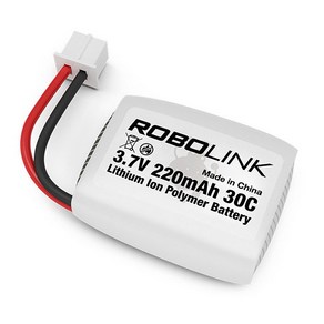 코드론 미니 배터리 (바이로봇 통합 배터리(3.7V 220mah)), 단품, 1개