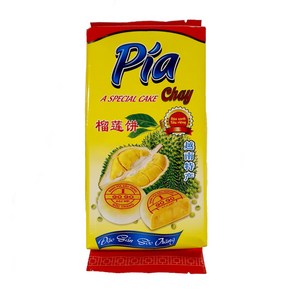 베트남 반피아 짜이 SOC TRANG 두리안 케익 빵 BANH PIA CHAY 400g, 1개