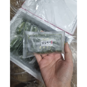 [본사정품] 흥부곳간 국내산 100% 밥알쑥떡 현미저염무당 개별포장 10P/Box 국내산쑥떡 흥부곳간쑥떡 100%국내산쑥떡, 1개