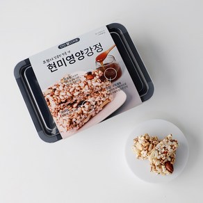 비가열 국내산 쌀 디저트 조청 현미 강정 만들기 DIY 세트 키트 - 조청강정, 1개