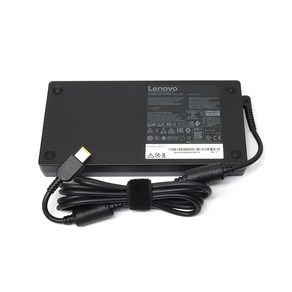 Lenovo 정품 20V 15A 300W 사각 슬림팁 어댑터 Legion 5 Po 16ACH6 3080 3070 3060 전용 충전기, 어댑터+케이블, 1개