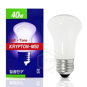 일광 국산 백열 크립톤 40W (220V) M50