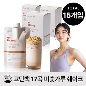 서울시즌 하이루틴 단백질 아침 식사대용 한끼 식단 간식 프로틴 미숫가루, 225g, 3박스