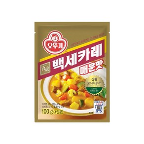 오뚜기 백세 카레 분말 매운맛 100g, 1개