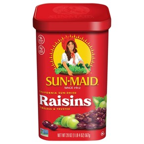 Sun Maid Natual Califonia Raisins 20-Ounce Sun Maid 내추럴 캘리포니아 건포도 20온스, 1개